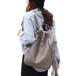 Women Leather Backpack  Female Back Pack for Girls School Bags Travel Bagpack Ladies Bookbag