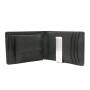 Double front pocket slim wallet men minimalist pu leather lizard pattern money clip wallet for wholesale