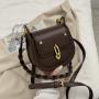 new western style small bag women's trendy fashion all-match retro messenger net red one-shoulder saddle