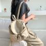 Large Capacity Drawstring Women Back Pack Bag Casual Sport Travel Ladies Backpack PU Leather Multiple Pockets Backpacks for Girl