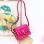 super product fashion small square ladies bag quality crossbody bag for girls top selling super fiber leather side bag f20 cm