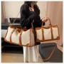 HR756 Women's Carrying Short Distance Travel Bag Canvas Business Trip Large and Small Reinforced Hand Luggage Bag Leisure Bag