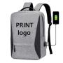ZR879 Laptop Bag USB Charger Computer Cover Backpack Oxford Fabric Waterproof Zipper Print Logo Gift Backpack Business Schoolbag
