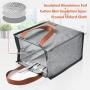 Gelory Custom Beach School Travel Portable Food Thermal Bags Reusable Lunch Picnic Work Delivery Tote Cooler Bag