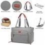 2022 LOVEVOOK Tote 3Pcs Set Work Bag for Breastfeeding Mom with 15" Laptop handbags fashion cooler bags women diaper bags
