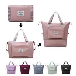 Wholesale OEM Travel Luggage Bags Fold Water Resistant Gym Tote Bag Duffle Bags for Women