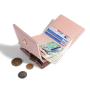 New Arrival Large Capacity Women Short Wallet Butterfly Lock Multi Credit Card Holder Three-fold Coin Purse Wallet carteras para mujer