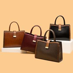 2023 New Luxury Women's Handbag Fashion Lock Buckle Simple Women's Shoulder Bag Luxury Shoulder Bag For Ladies