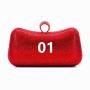 Factory wholesale chain ladies shoulder bags metal box rhinestone purse blue clutch evening bag green crystal bag women handbags pochette femme