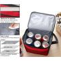 Gelory Small Insulated Lunch Box 6 Cans Cooler Lunch Bag Reusable Thermal Lunch Tote Bag for Office Work