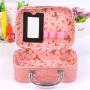 New portable cosmetic bag Korean stone pattern cosmetic box gift bag cross border children's toy box sewing box