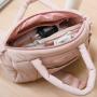 CHANGRONG Custom Mini Ladies Pink Nylon Sports Gym puffer duffle bag