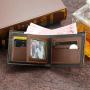 OEW213 Men Wallet Money Clip Zipper Coins Elastic Wallet For Men Purse Unisex Pu Leather Slim Men Wallet Card Holders