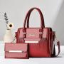 XL353 Fashionable Clutch Pu Leather Handbag New Design Handbags For Women Imported Anti Water Luxury Single Shoulder Bag Set