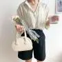 New Candy Color Single Shoulder Crossbody Bag Small and Medium Half Round Dumpling Bag Shaped Handheld Saddle Bag