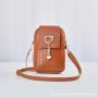 2024 Korean Version Fashion Ladies Shoulder Bag Single Portable Mobile Phone Bag Wholesale Foreign Trade Small