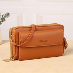 2024 New Hot Selling Mobile Phone Bag Small Mini Single Shoulder Crossbody Bag Zipper Wallet Fashion Mobile Phone Messenger Bag