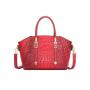 OEM women tote bags crocodile leather  women handbag  fashion handbags for ladies factory  wholesale custom logo