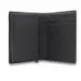 Mens luxury pop up wallet wholesale rfid blocking aluminum card case genuine leather slim bifold wallet