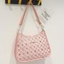 Large capacity underarm bag 2024 Korean fashion new shoulder bag for women casual versatile printed handbag