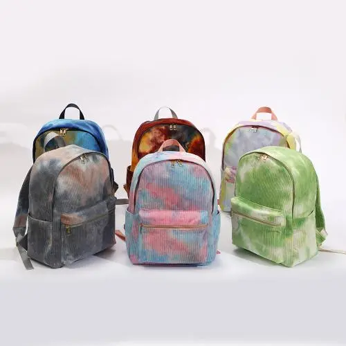 Keymay Large Capacity Eco Friendly Corduroy Teenagers Children Kids Back to School Bag Outdoor Sports Other Backpacks