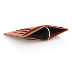 Factory wholesale slim card holder wallet genuine leather credit card holder rfid men card holder