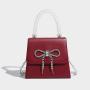 Butterfly Pearl Red Fashion Handheld Women's Bag sac main femm sac