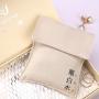 Custom Logo Printed Cotton Linen Comb Cosmetic Packing Envelope Dust Pouch Envelope Cotton Gift  Bag