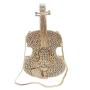 2024 Custom Crystal Evening Shoulder Violin Bag For Women Boutique Jewelry Clutch