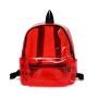 Promotional custom logo candy color clear pvc bag for kids transparent school backpacks
