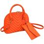 KBW032 2023 New Versatile Women Bag Fashion PU Tote Bag Fashion Shell  Package Mesh Red Ladies Handheld Shoulder Crossbody Bag