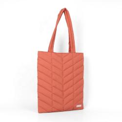 CHANGRONG Custom lightweight nylon puffer handbag puffy quilted tote Bag