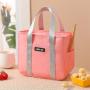 ZWY042 Outdoor Work Picnic Portable Thickened Bento Bag New Oxford Insulated Lunch Bag Student Worker Waterproof Handbag