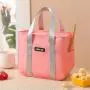 ZWY042 Outdoor Work Picnic Portable Thickened Bento Bag New Oxford Insulated Lunch Bag Student Worker Waterproof Handbag