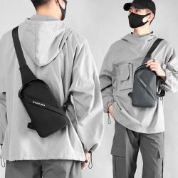 Fashion Running Mobile Phone Shoulder Crossbody Bag Multifunctional Mens Chest Sling Bag