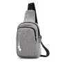 XL014 Men's Chest Bag New Version Waterproof Oxford Fabric Crossbody Bag With Earphone Hole Durable Fashion Shoulder Backpack