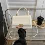 2024 Summer New Retro Fashion Fresh Simple Single Shoulder Crossbody Small Square Bag Tote Fashion Women's Bags