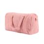 Manufacturer Wholesale Unisex Custom Designer Adjustable Strap Large Capacity Travel Overnight Soft Teddy Sherpa Duffel Bag