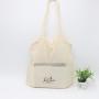Eco Friendly Washable Cotton Mesh Shopping Tote Bag Fruit Pouch Vegetables Packaging Handle Shopping Cotton Mesh Bag