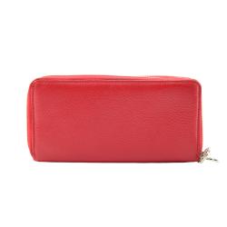 Fashion OEM logo lady long wallet genuine leather women wallet leather long wallet for women