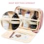 Waterproof Travel Makeup Bag with Hanging Hook Travelling Essentials Cosmetic Bag Travel Organizer Toiletry Bag for Women
