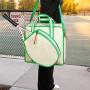 ZWY174 Daily Fitness Tennis Badminton Shoulder Bag Canvas Portable Lightweight Racket Storage Bag Men Women Sports Crossbody Bag