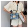 Hot Sales Sac A Main Femme Snake Pattern Chain Structured Handbags Shoulder Bag  Crossbody Bag For Women