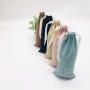 Custom Colorful Cotton Linen Gift Scraping Device Packaging Bag Logo Printed Drawstring Makeup Jewelry Cotton Pouch