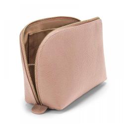 Elegant leather travel cosmetic bags makeup travel bags