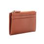 Small coin purse zip around card holder rfid coin pouch mini wallet for girl with keychain