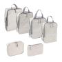 OEM ODM Large capacity 8 piece set lightweight suitcase compression travel luggage organizer Packing cubes