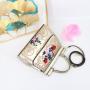 eye-catching party and daily handbags for women embroidery sequined ladies bags luxury female bags top selling factory supply