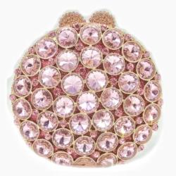 Luxury Round Shaped Diamond Crystal Bags Handmade Glass Rhinestone Party Bag Round Clutch Evening Bags