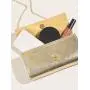 Factory hot selling golden women clutch bags with acrylic chain dinner dress clutch purses and handbags for women wallets